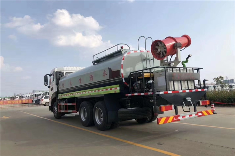 東風(fēng)天龍后八輪20噸噴霧車，國(guó)六綠化噴灑車