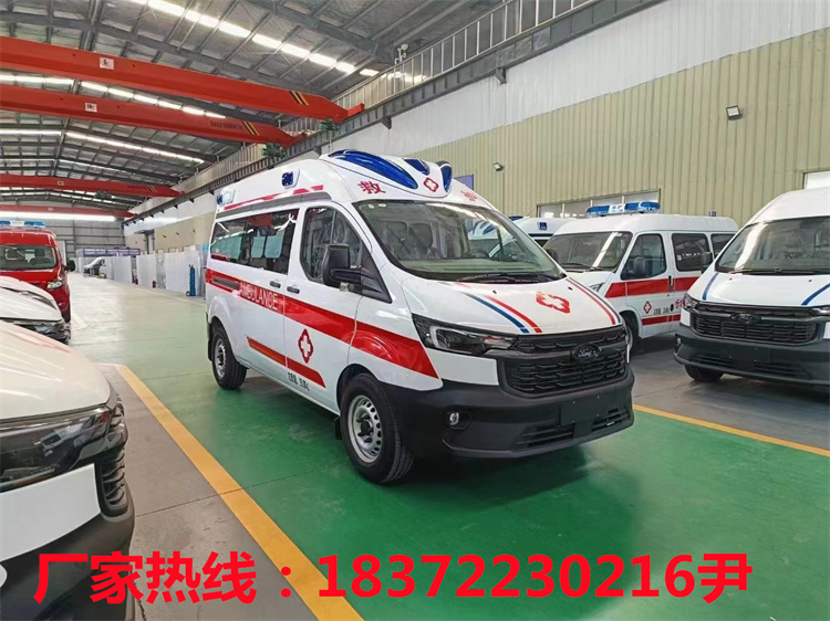 福特新全順V362監(jiān)護(hù)型藍(lán)牌救護(hù)車！